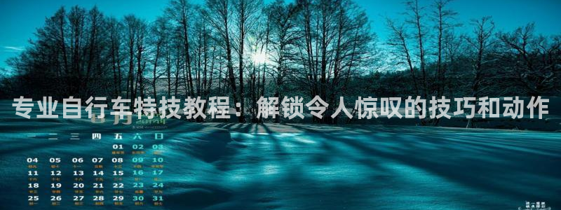 尊龙凯时网站|专业自行车特技教程:解锁令人惊叹的技巧和动作(图1) 尊龙凯时网站